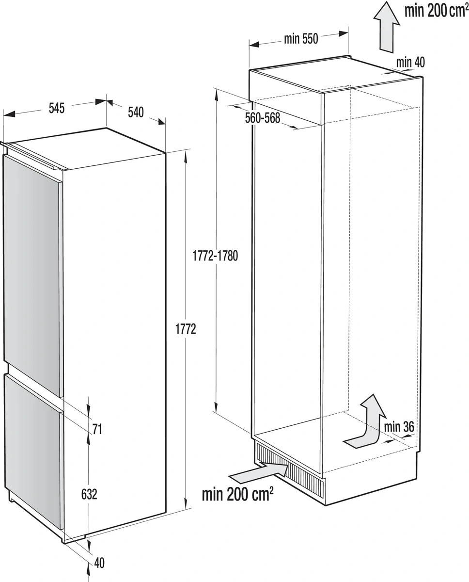 Холодильник Gorenje NRKI4182P1, превью предыдущего фото