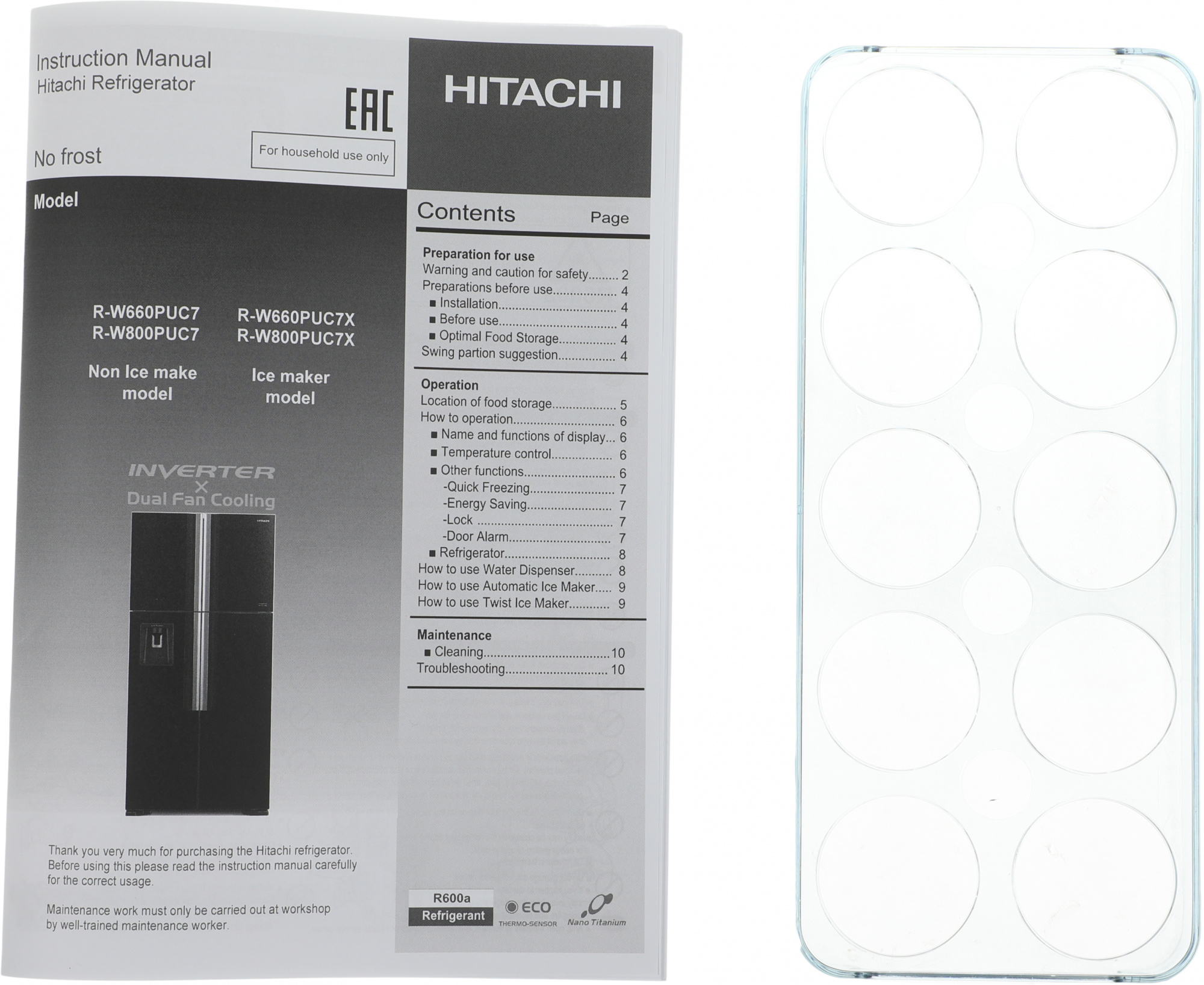 Холодильник Hitachi R-W660PUC7 GBK, фото 22