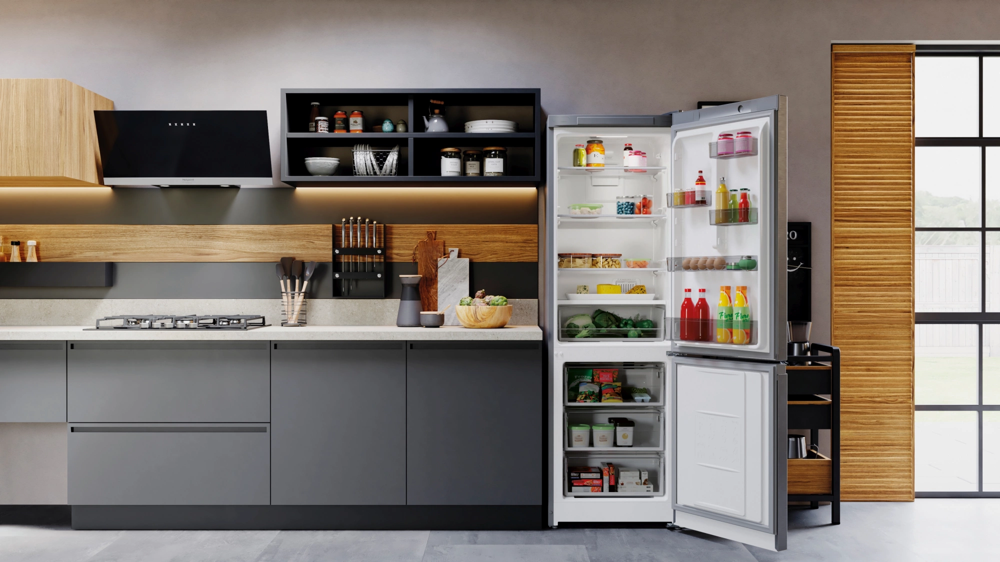 Холодильник Hotpoint HT 5180 MX, фото 7