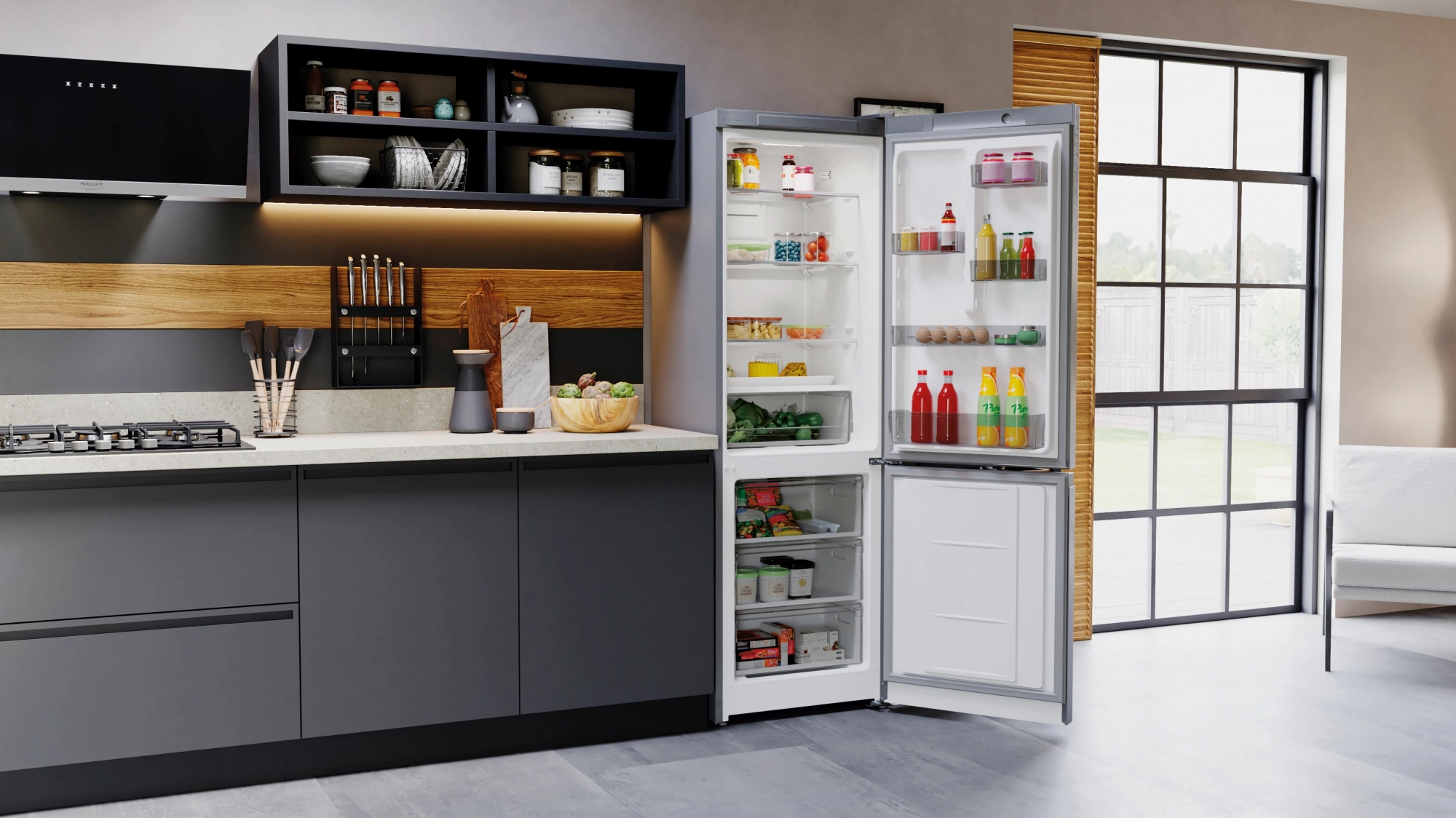 Холодильник Hotpoint HT 5180 MX, фото 8