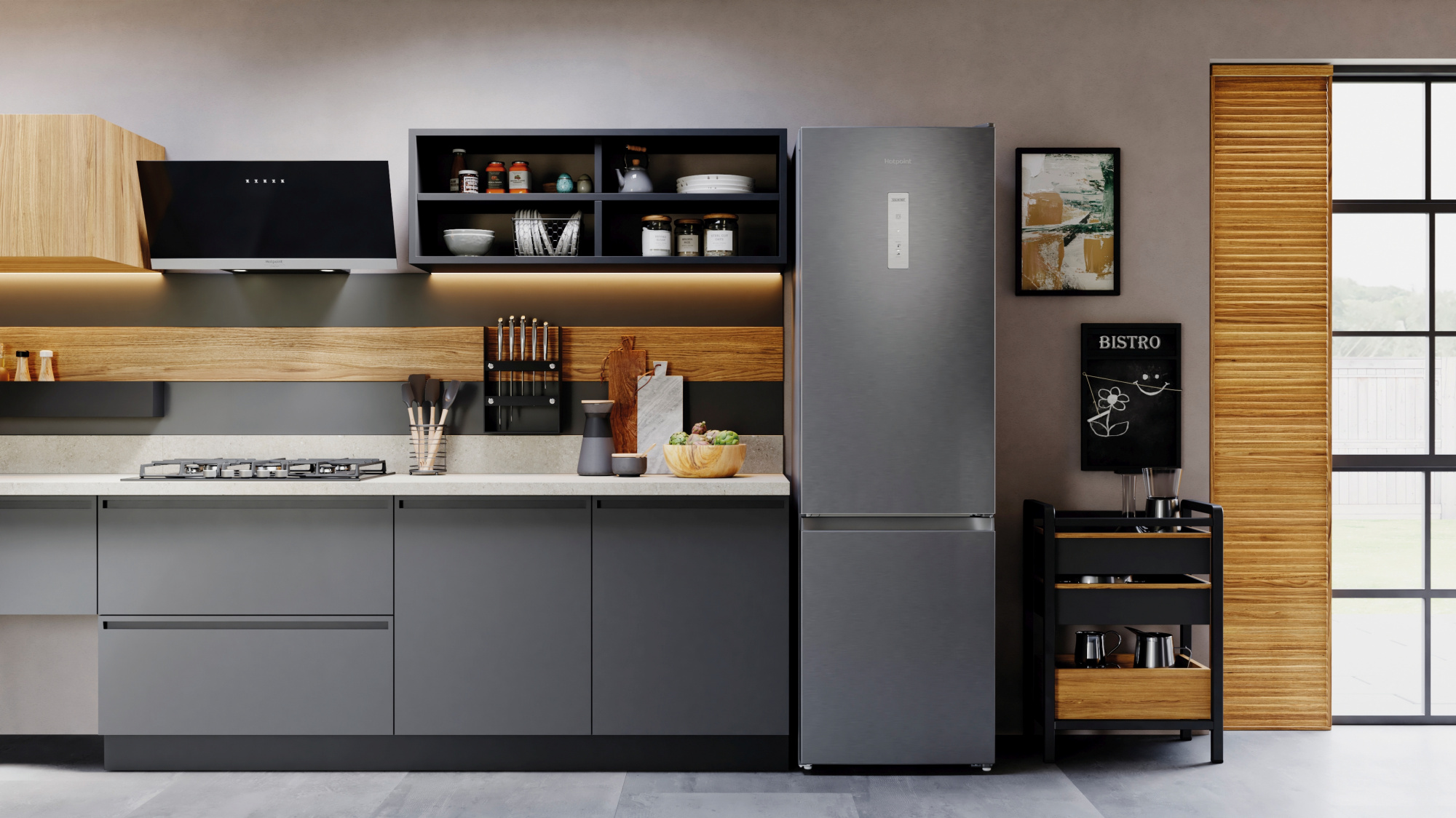 Холодильник Hotpoint HT 5200 MX, фото 6