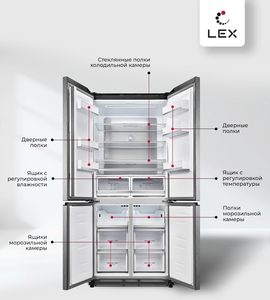 Холодильник Lex LCD 485 StGIDBI, фото 15
