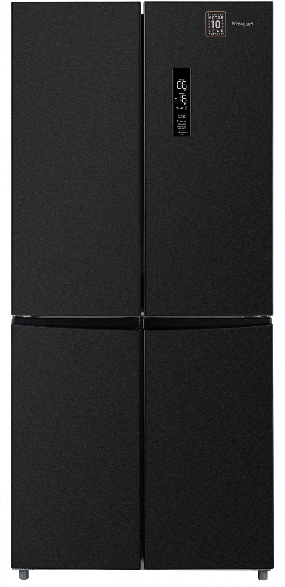 Холодильник Weissgauff WCD 450 XB NoFrost Inverter, фото 2