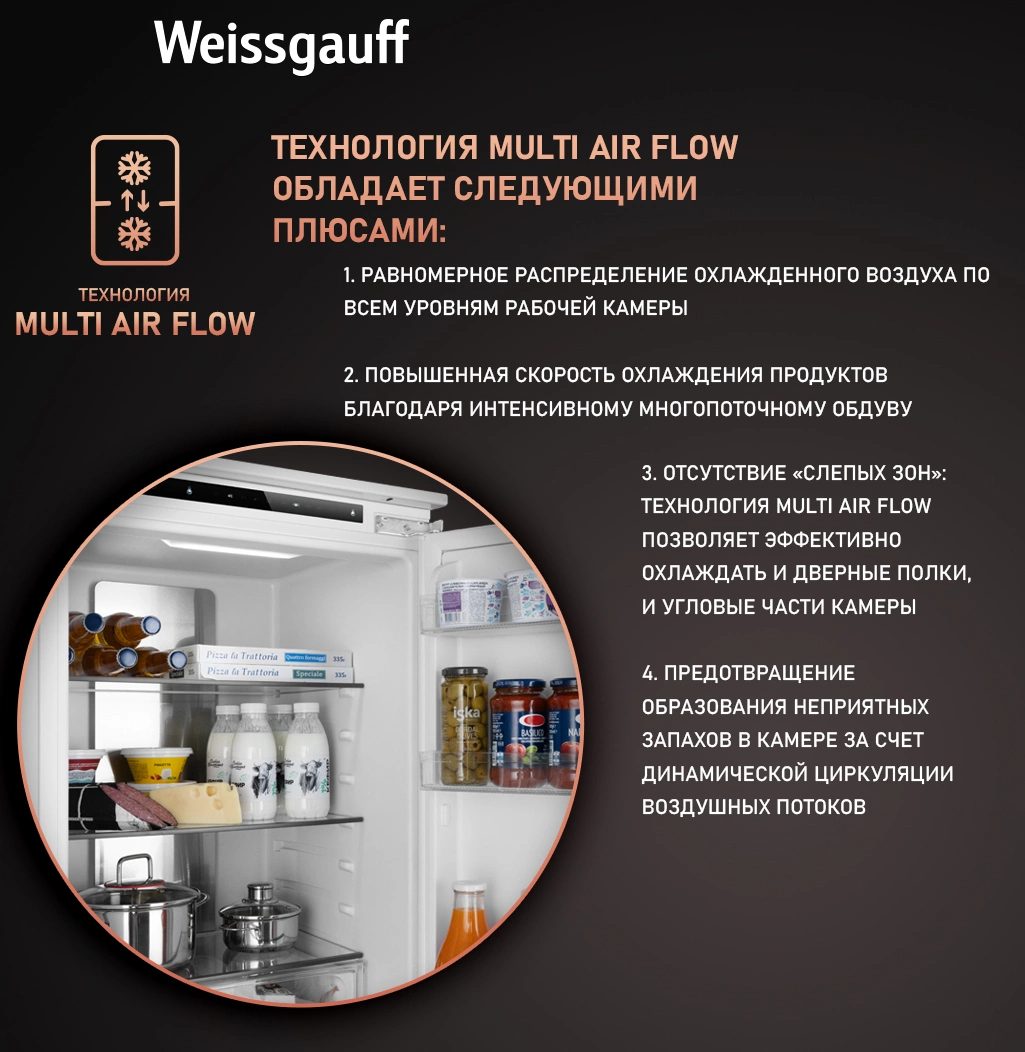 Холодильник Weissgauff Wrki 178 Total, фото 12