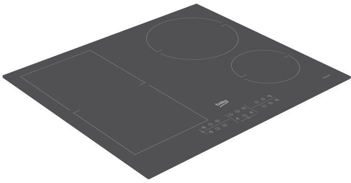 Индукционная варочная панель Beko HII64200FMTZG, фото 3