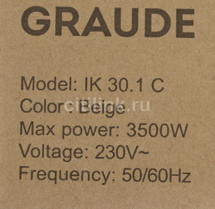 Индукционная варочная панель GRAUDE IK 30.1 C, превью предыдущего фото