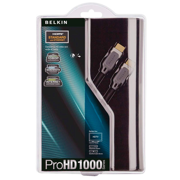 Кабель HDMI цифровой аудио-видео Belkin (AV10000qp4M) 4 м, фото 3