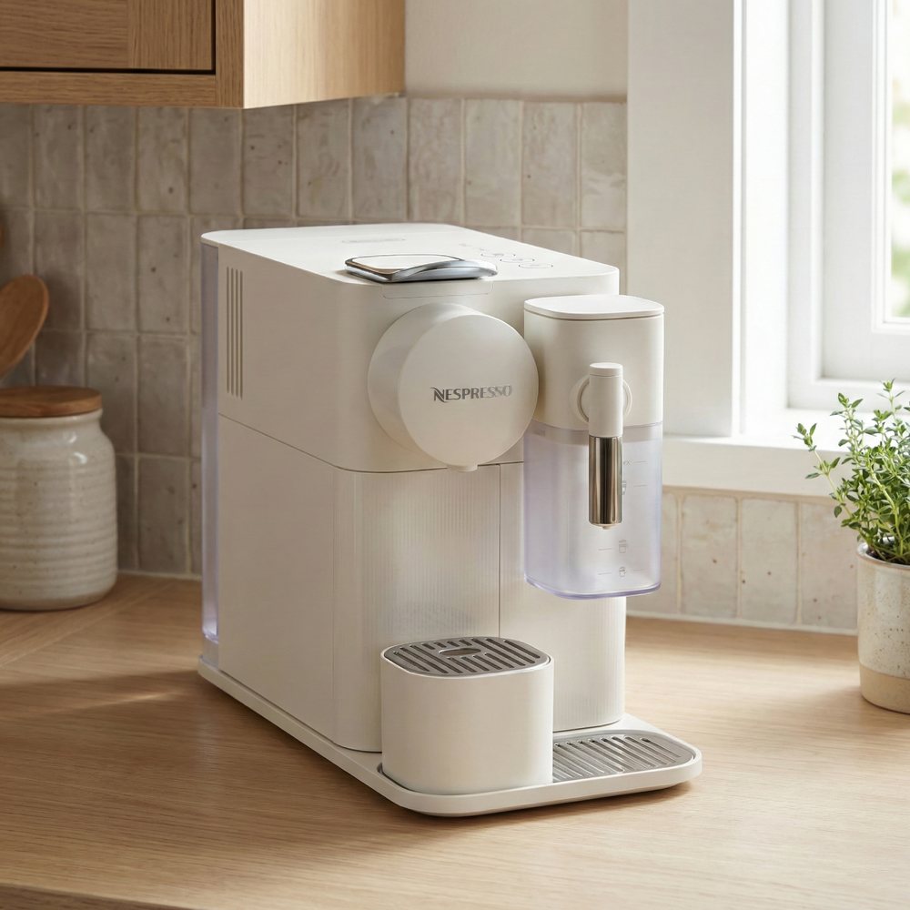 Капсульная кофемашина Delonghi EN510.W Lattissima One Evo, фото 11