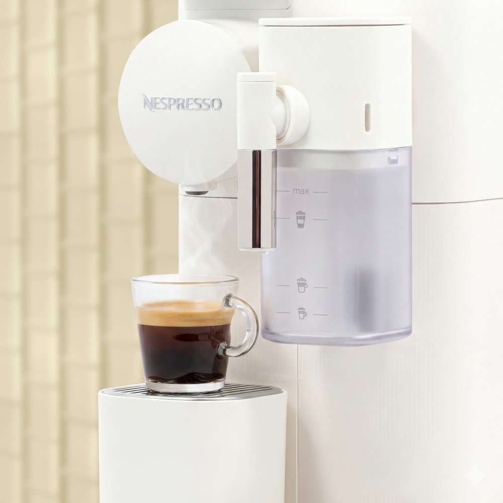 Капсульная кофемашина Delonghi EN510.W Lattissima One Evo, фото 13