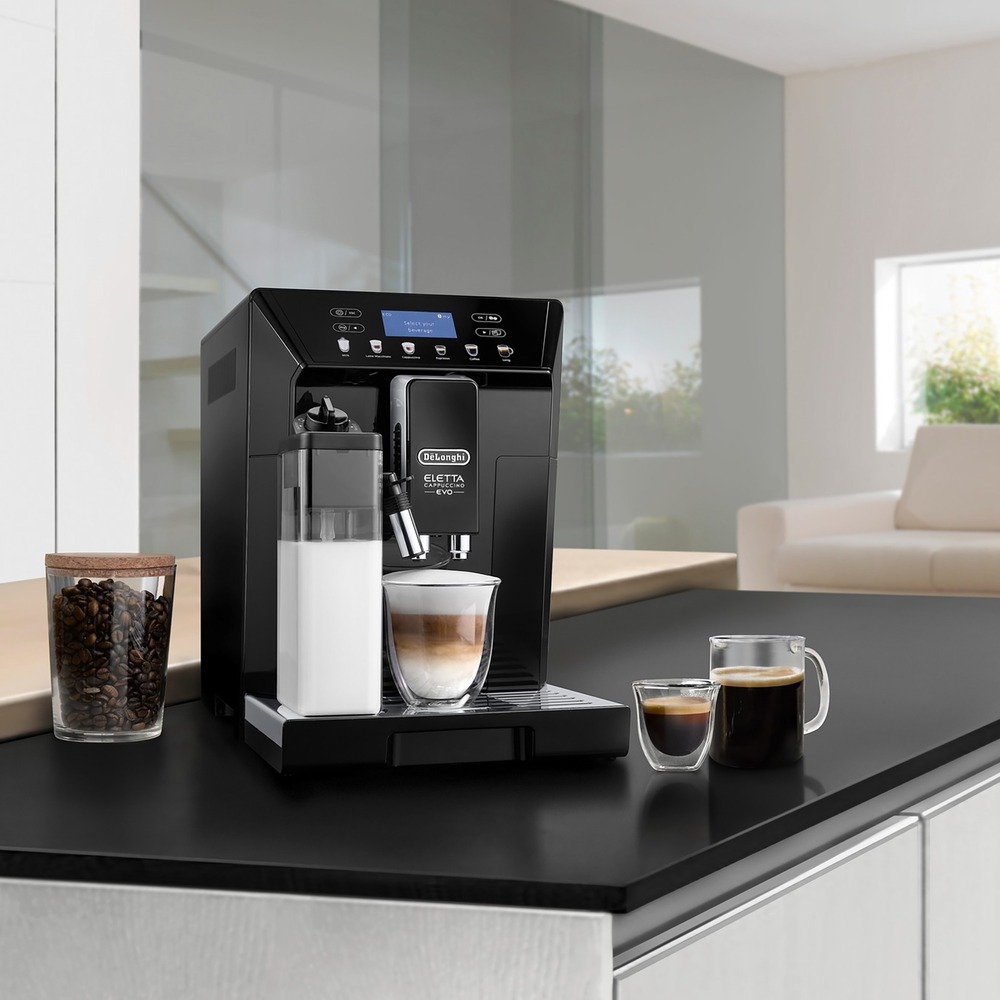 Кофемашина De'Longhi Eletta Cappucino Evo ECAM46.860, черный, фото 6