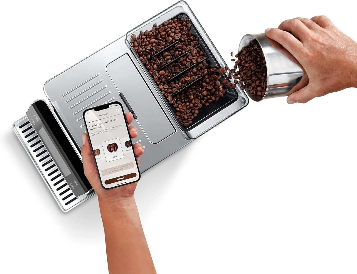 Кофемашина Delonghi ECAM630.75.TM черный/серебристый, фото 9