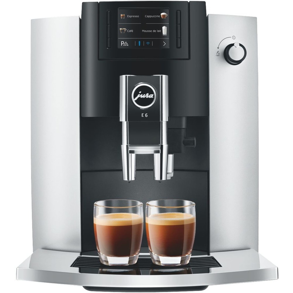 Кофемашина Jura E6 (EB), platin, превью следующего фото