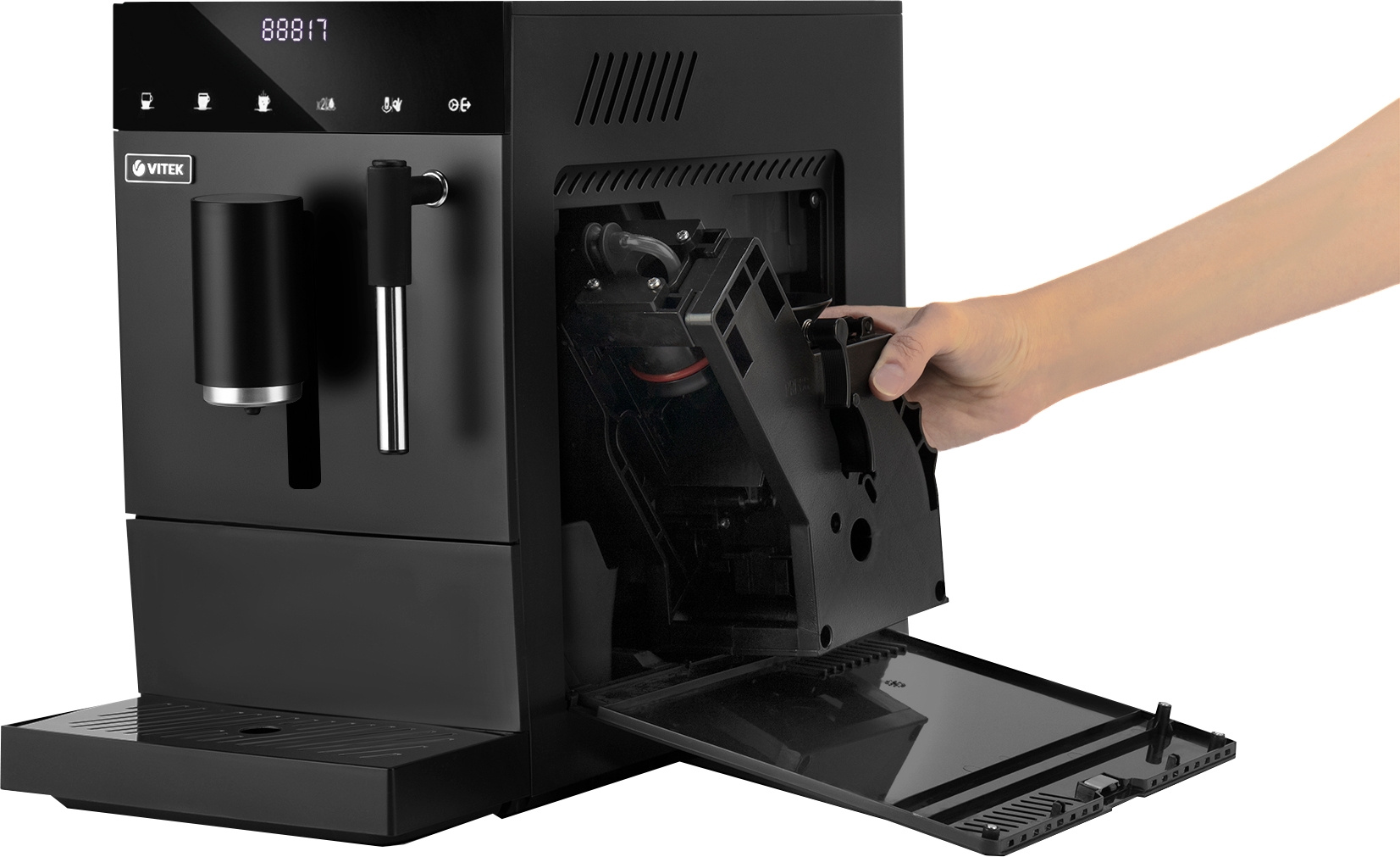 Кофемашина Vitek Metropolis VT-8701, фото 6