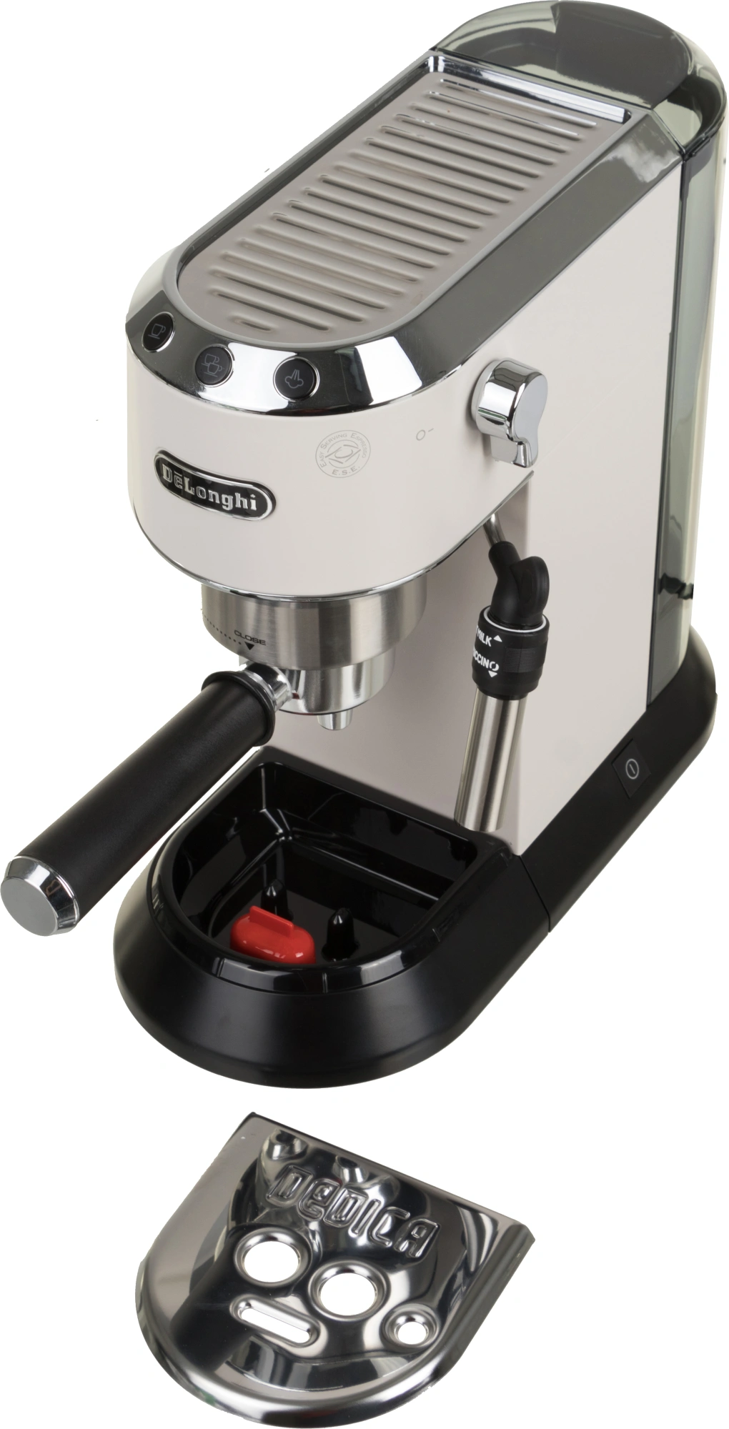 Кофеварка рожковая Delonghi EC685.W белый, фото 12