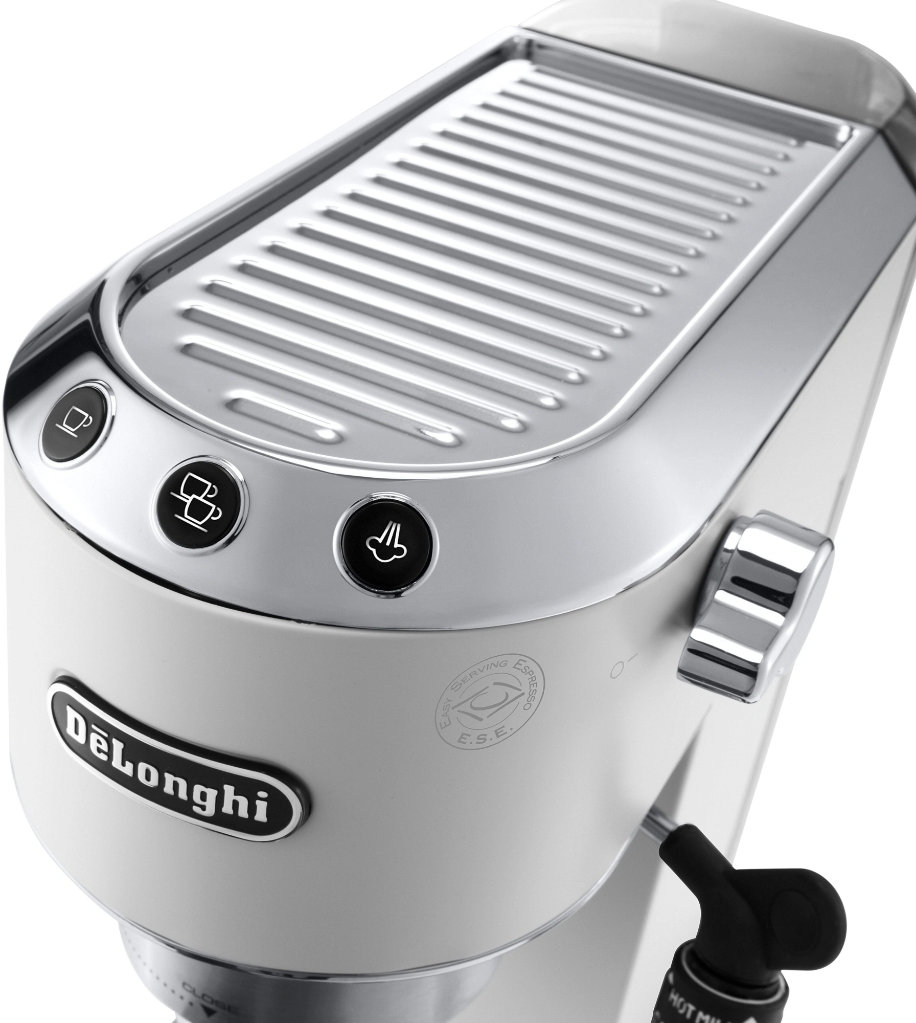 Кофеварка рожковая Delonghi EC685.W белый, фото 4