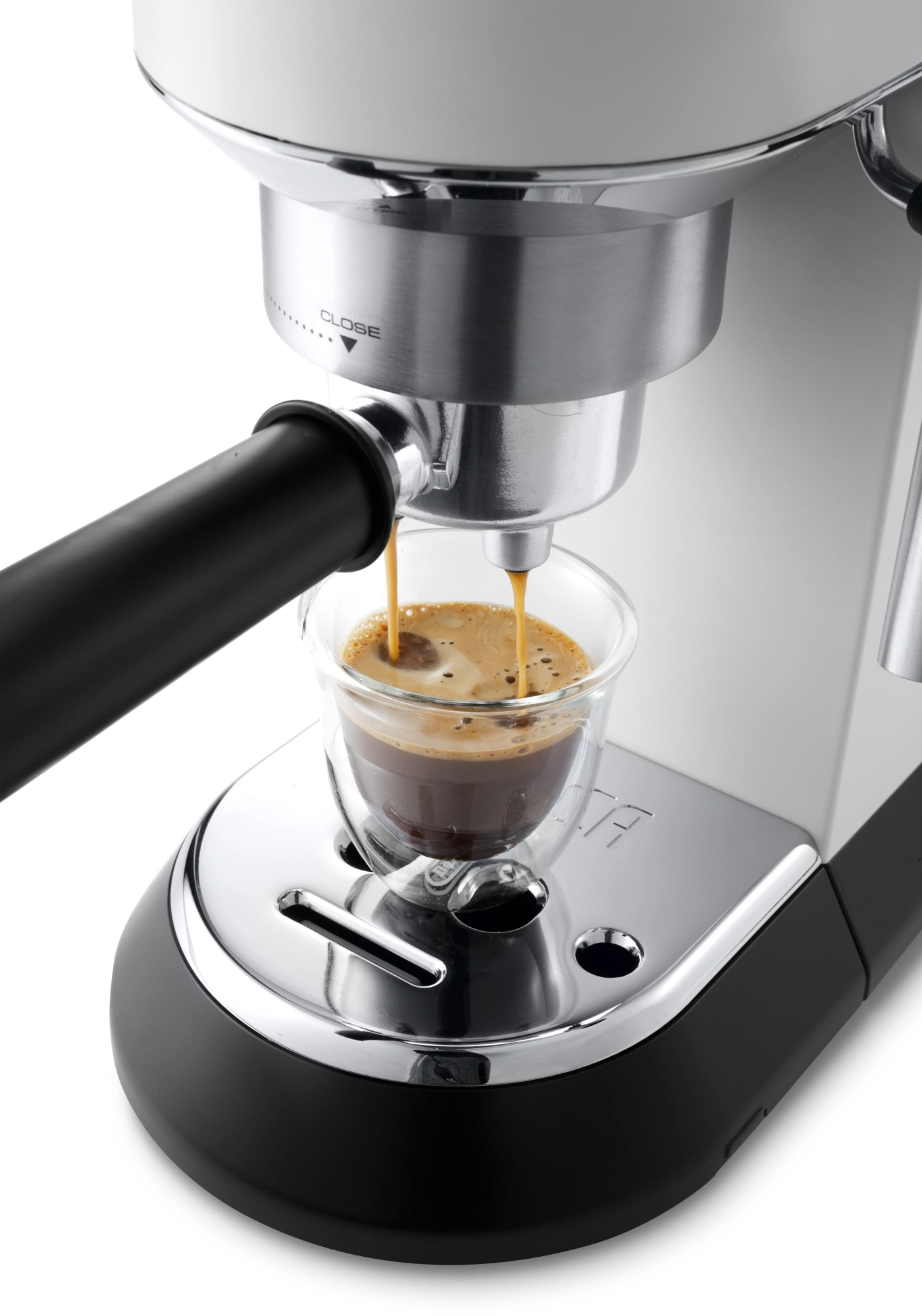 Кофеварка рожковая Delonghi EC685.W белый, фото 5