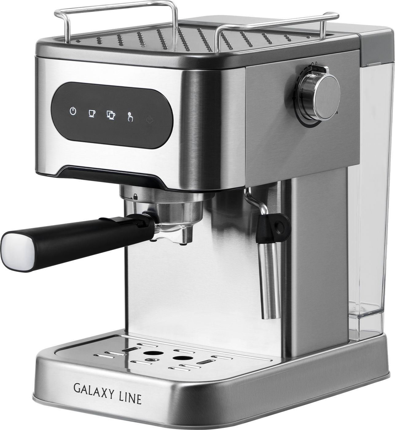 Кофеварка рожковая Galaxy Line GL 0761 серебристый, фото 12