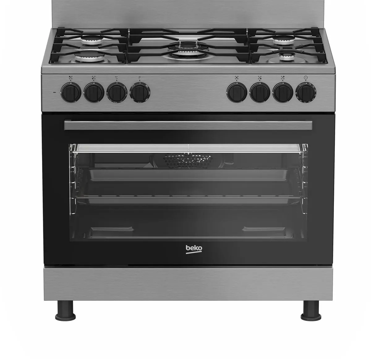 Комбинированная плита Beko GM15120DXNS, фото 2