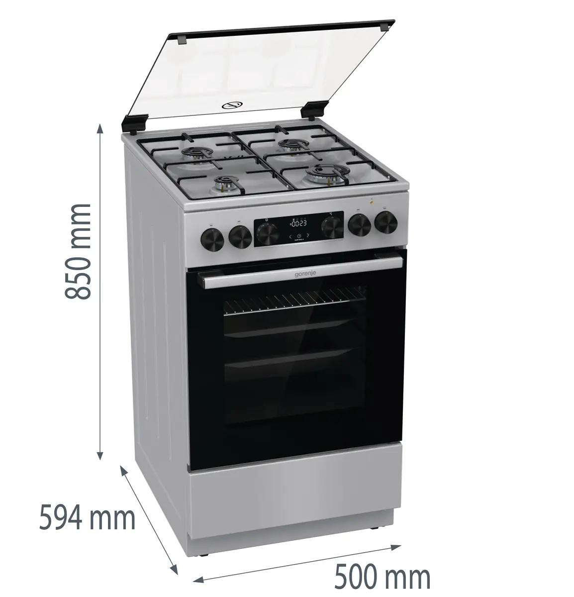 Комбинированная плита Gorenje GK5C61XJ, фото 7