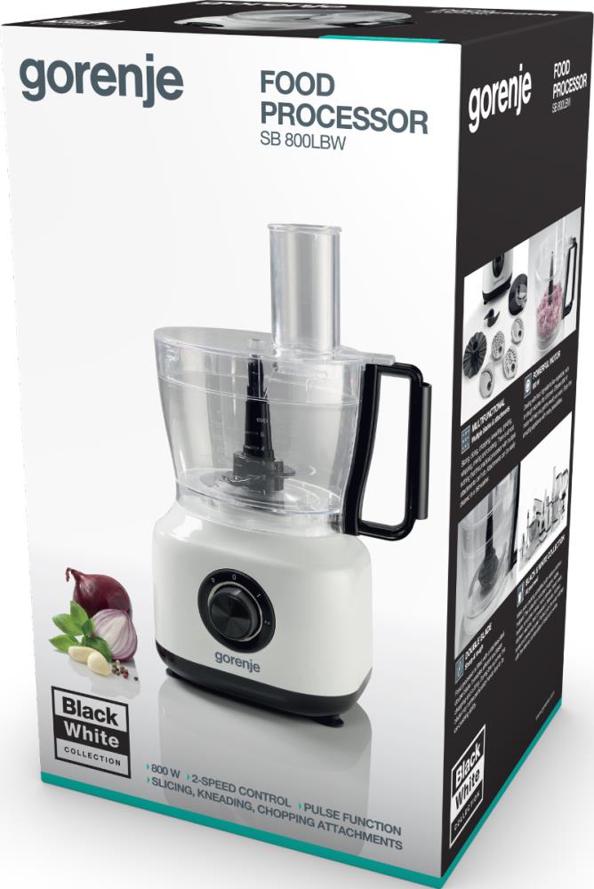 Кухонный комбайн GORENJE SB800LBW WHITE/BLACK, превью предыдущего фото
