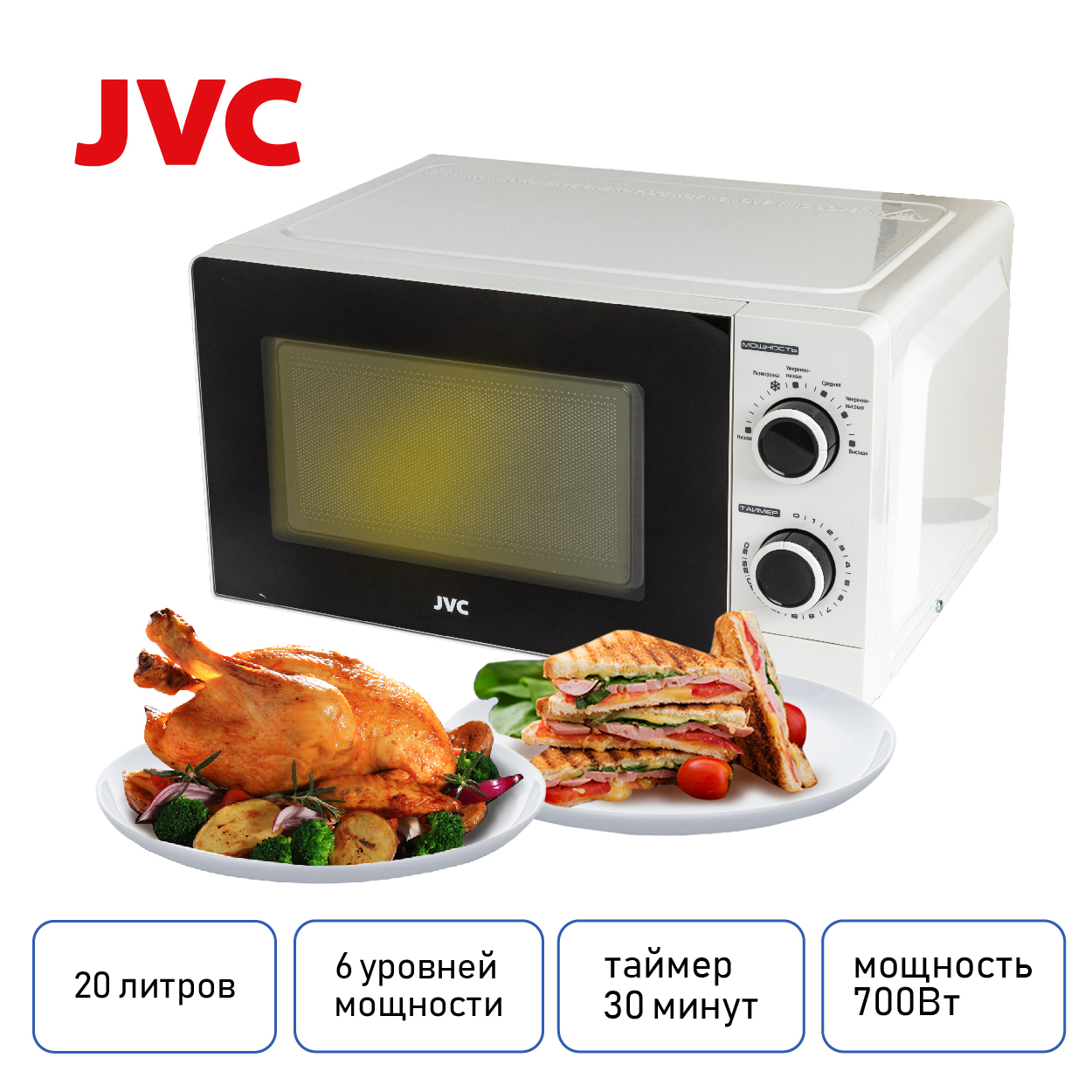 Микроволновая печь JVC JK-MW121M, фото 7
