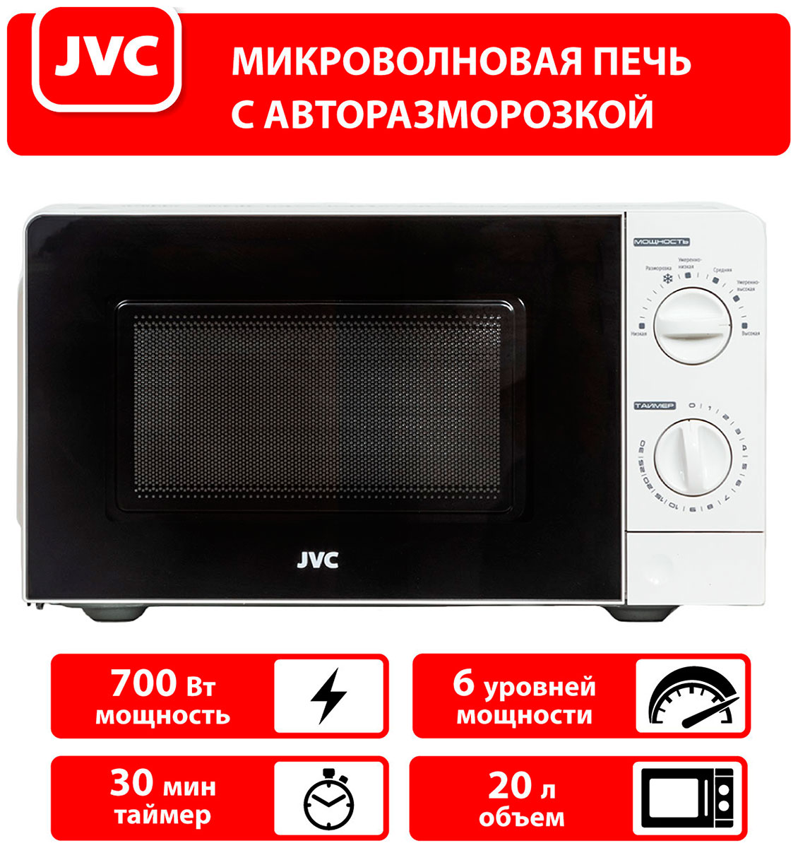Микроволновая печь JVC JK-MW123M, фото 9