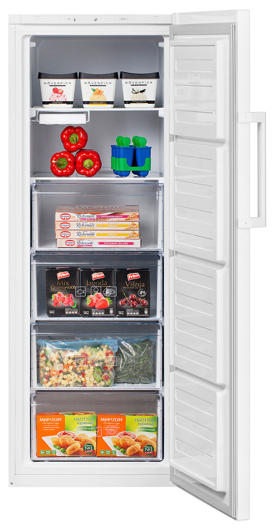 Морозильная камера Beko RFSK215T01W, фото 3