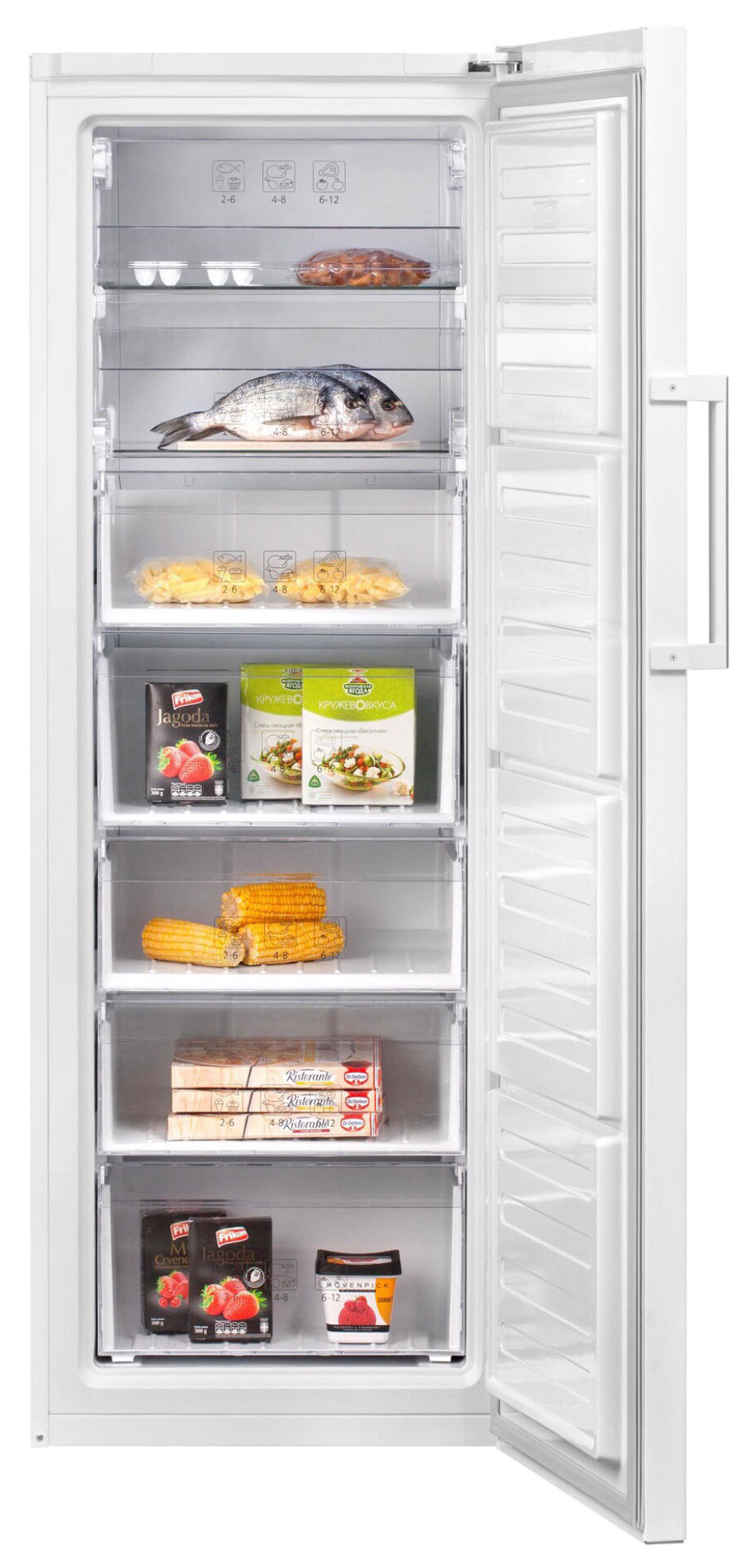 Морозильная камера Beko RFSK266T01W, превью предыдущего фото