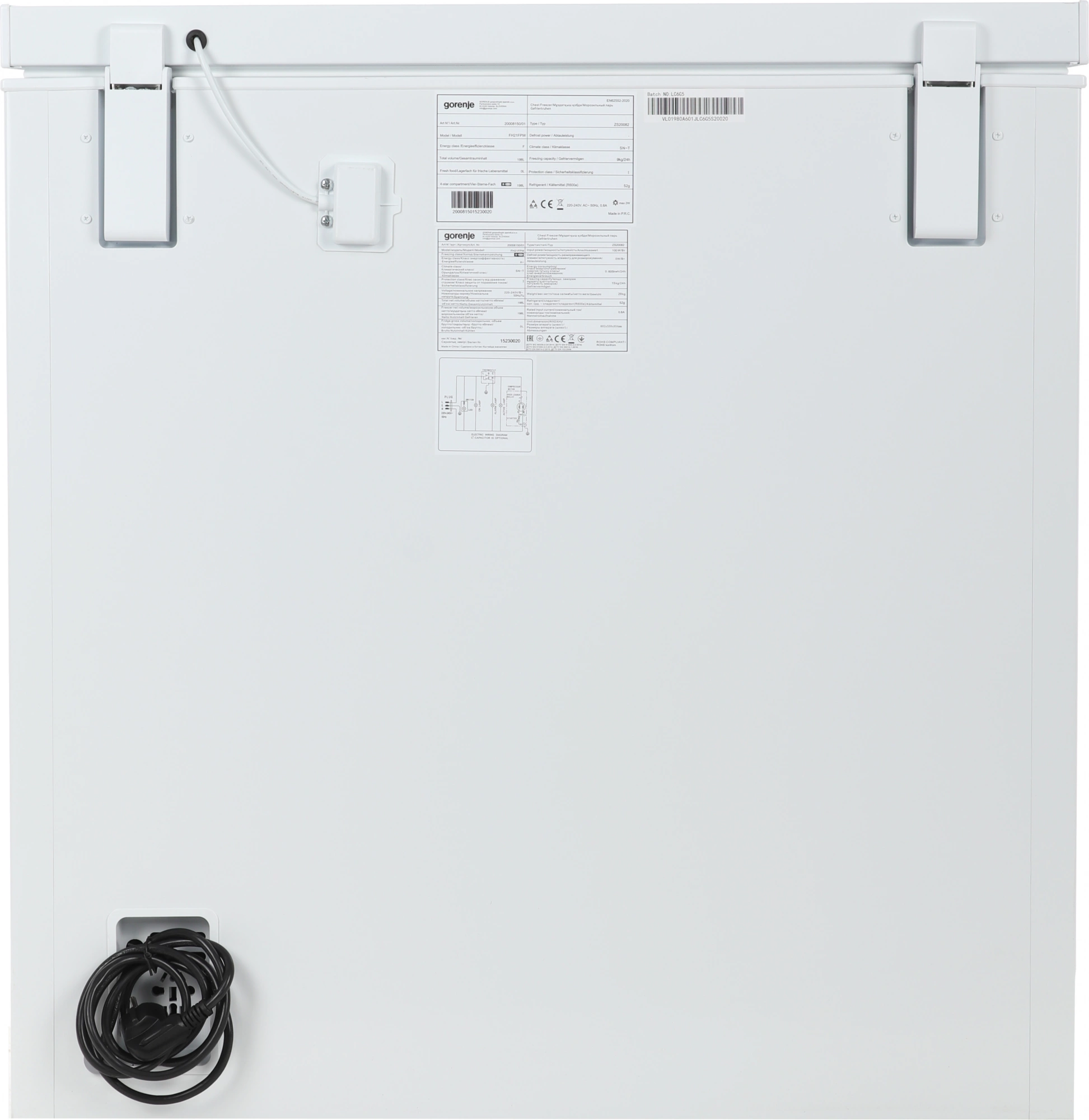Морозильный ларь Gorenje FH21FPW, фото 6