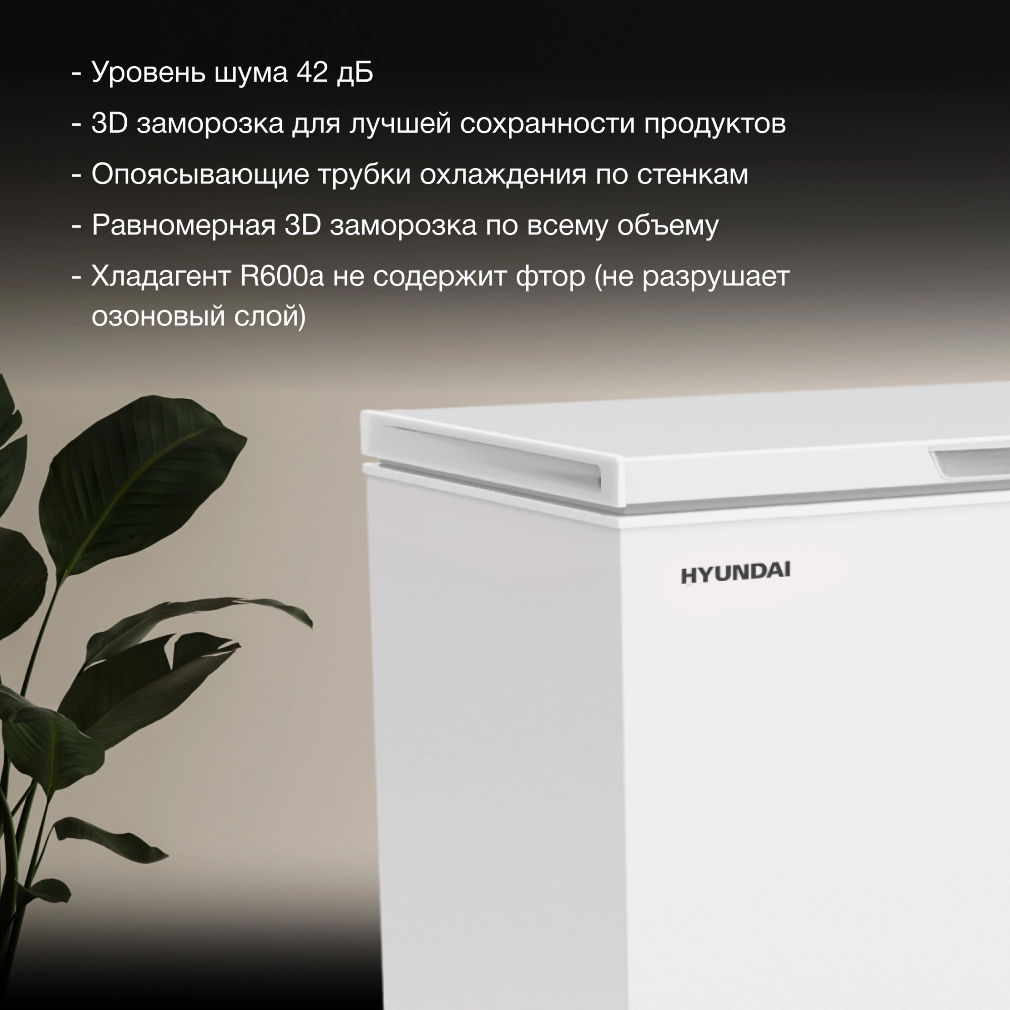 Морозильный ларь Hyundai CH35081, фото 7