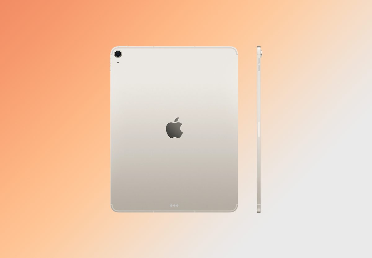 Планшет Apple iPad Air 13 M2 256GB Wi-Fi + Cellular Starlight, фото 3