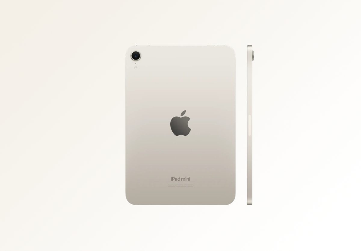 Планшет Apple iPad mini (2024) 256GB Wi-Fi + Cellular Starlight, фото 3
