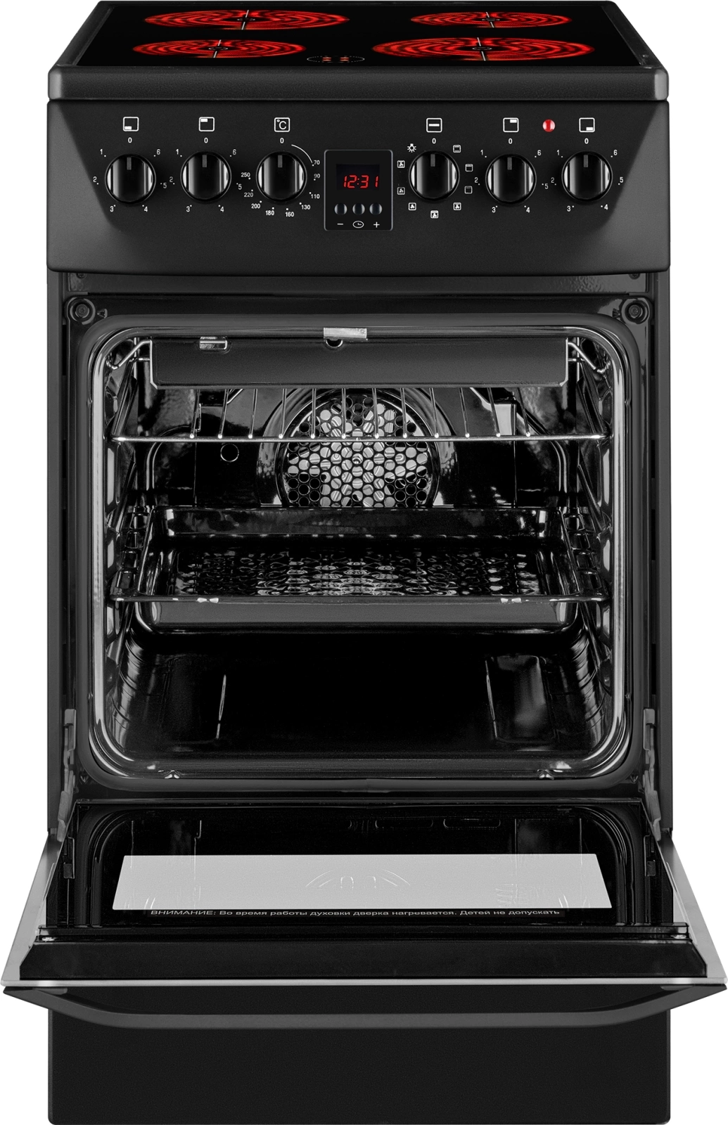 Плита Электрическая Weissgauff WES 2V16 BE Premium Line, фото 3