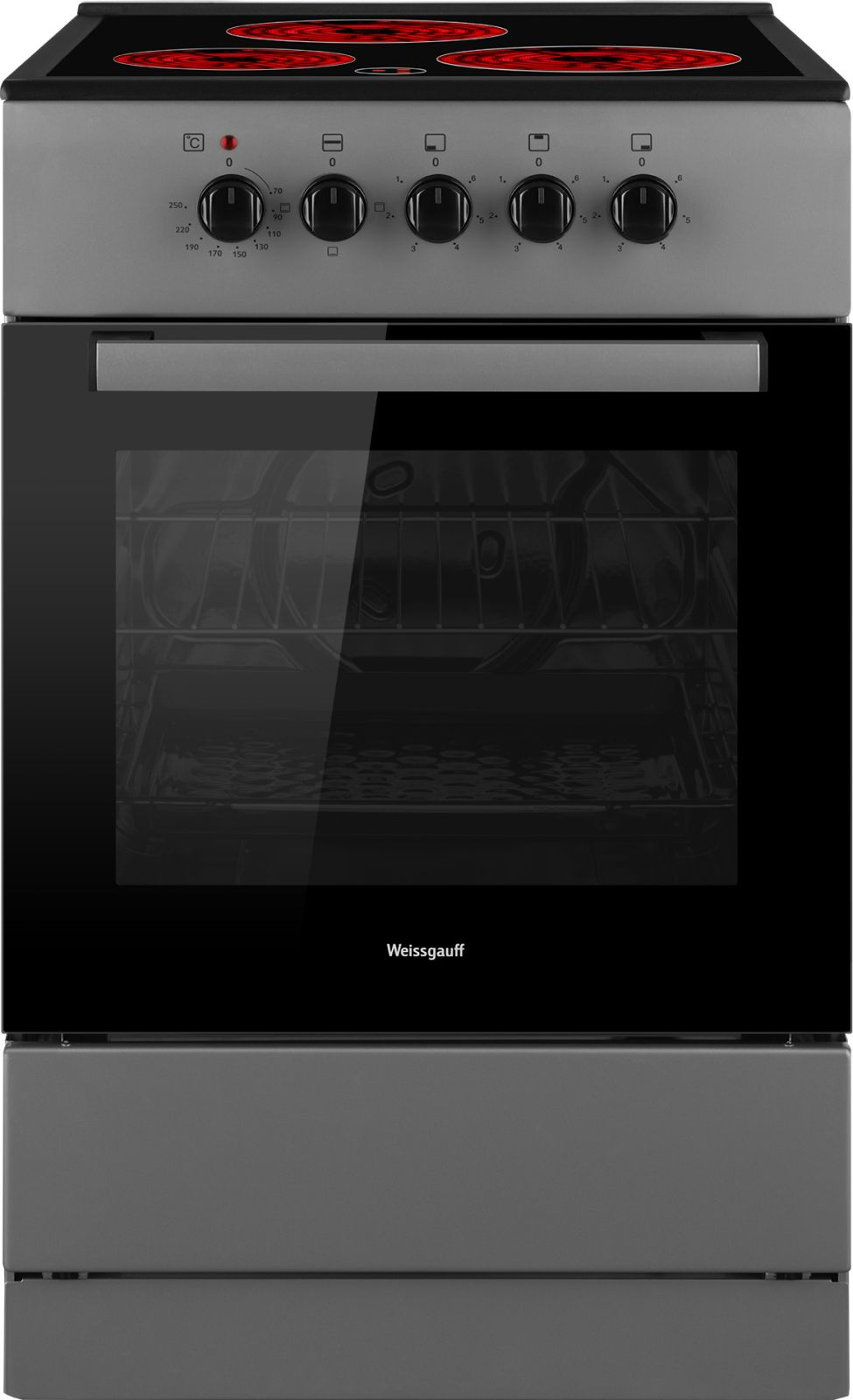 Плита Электрическая Weissgauff WES E2V05 S, фото 9