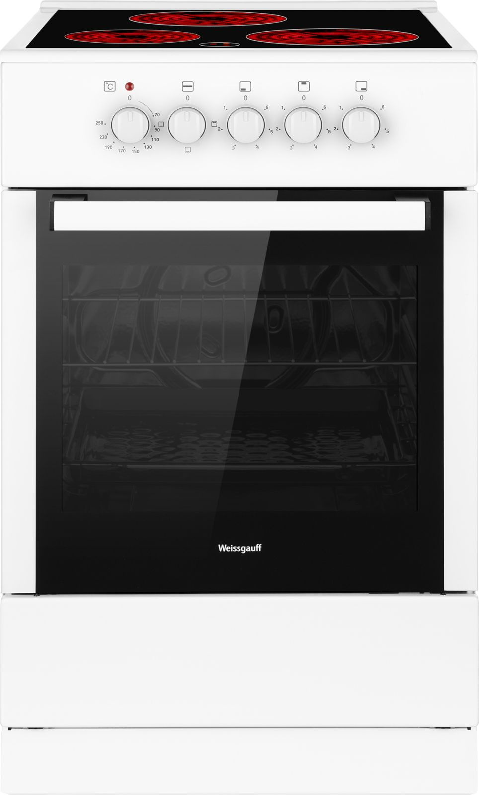 Плита Электрическая Weissgauff WES E2V05 W, фото 2