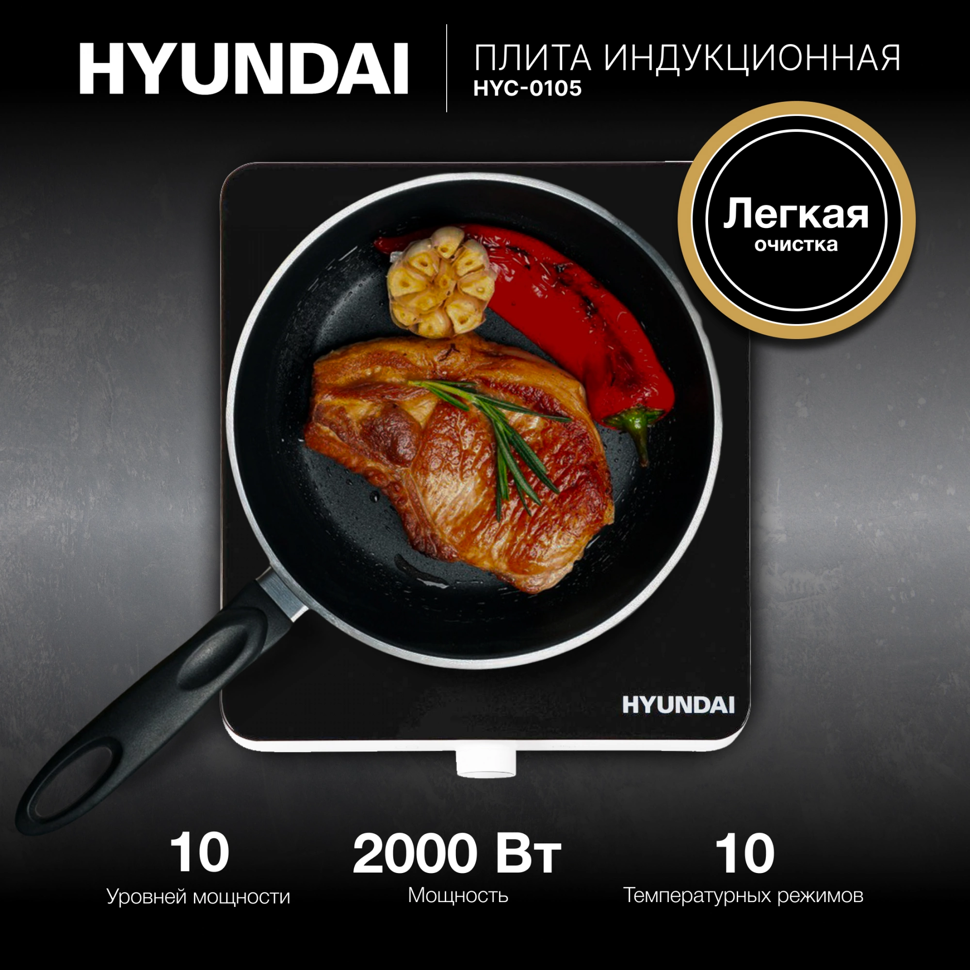 Плита Индукционная Hyundai HYC-0105, фото 11