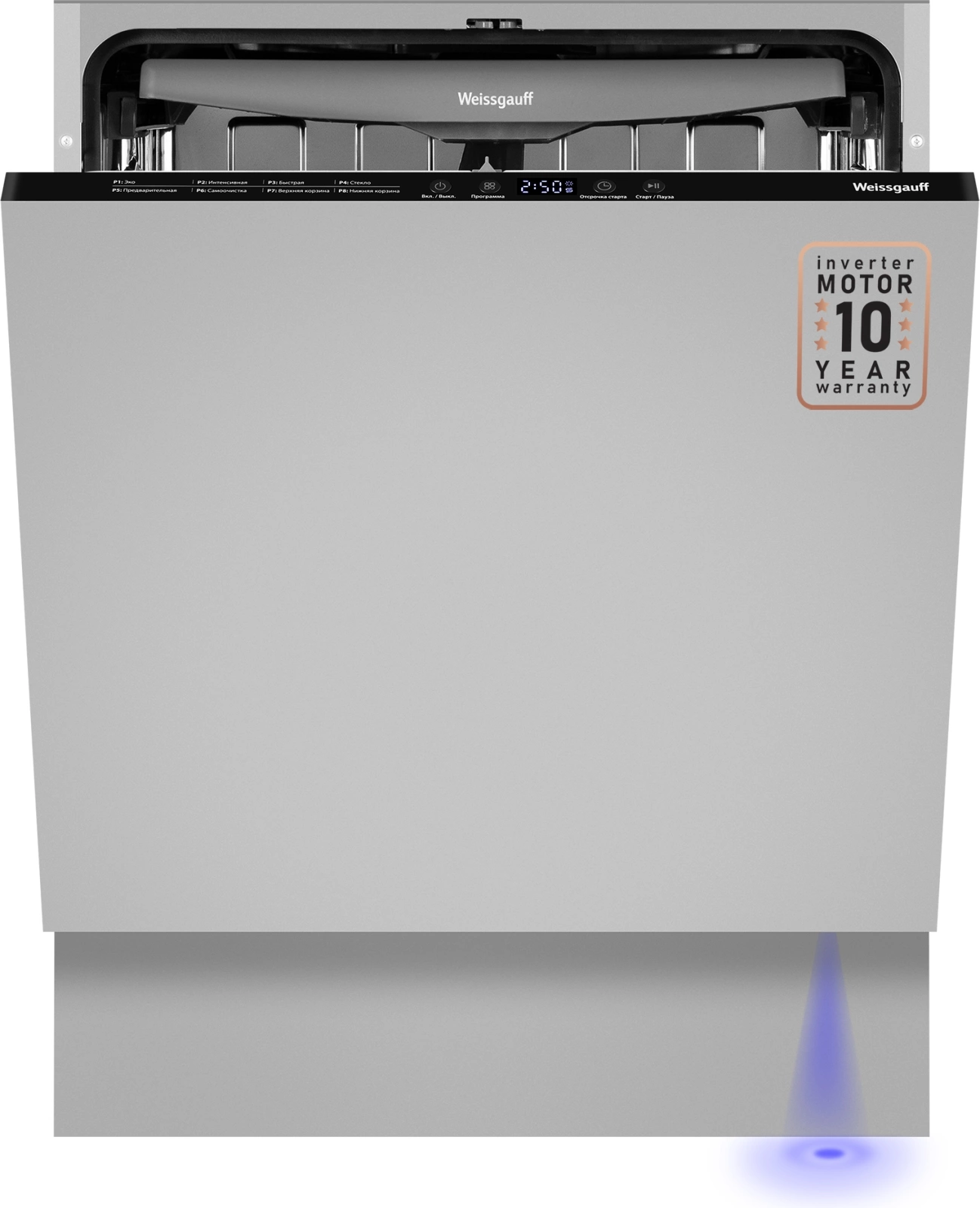 Посудомоечная машина Weissgauff BDW 6038 D Inverter Autoopen, превью следующего фото