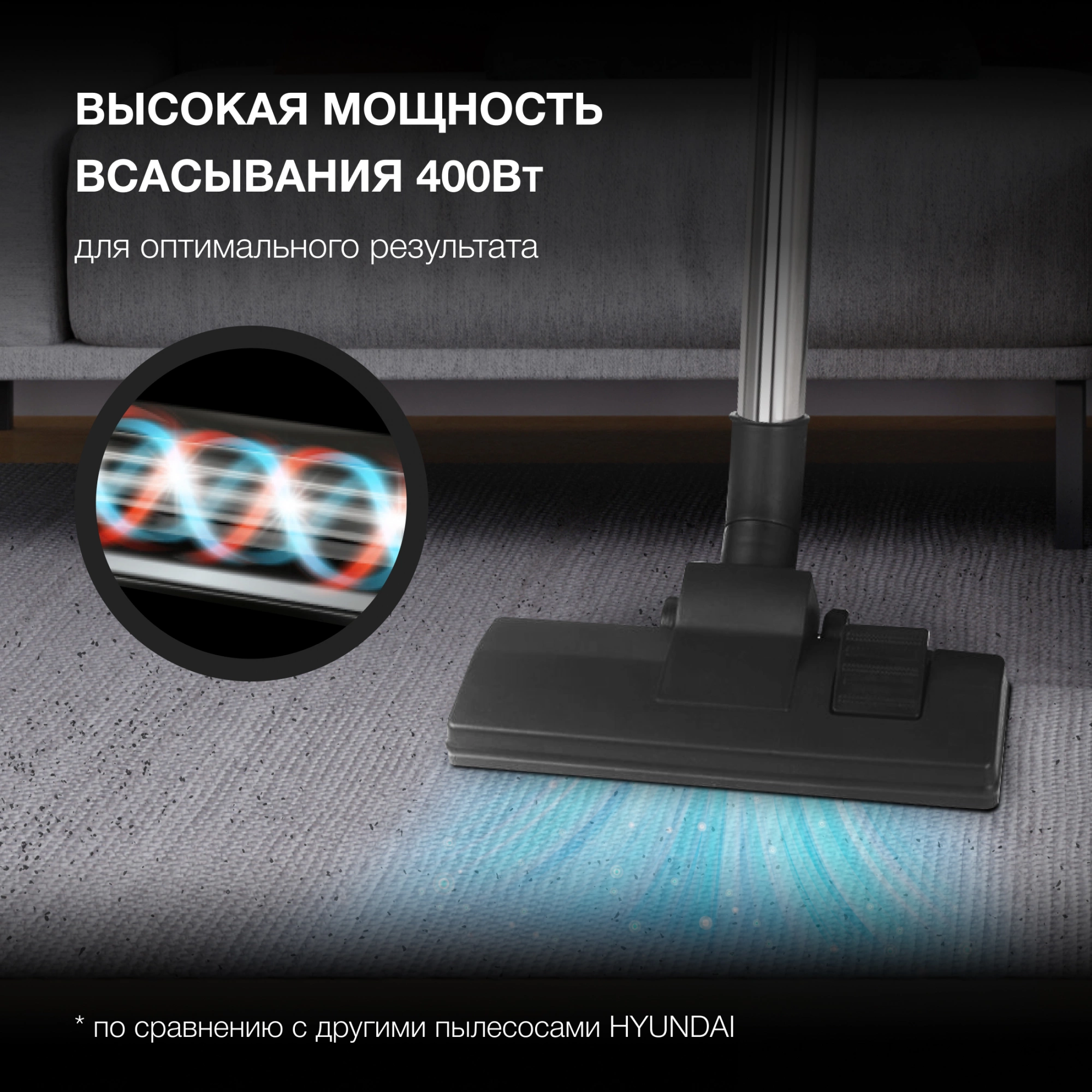 Пылесос Hyundai HYV-B4990, фото 13