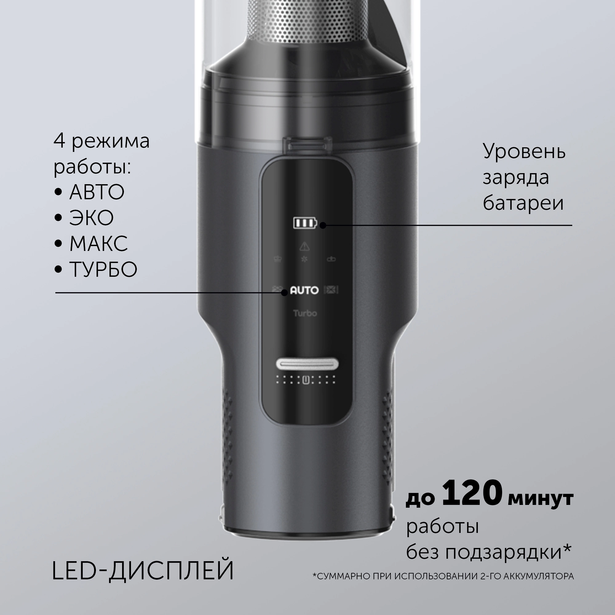 Пылесос Polaris PVCSDC 2001 серый, фото 6