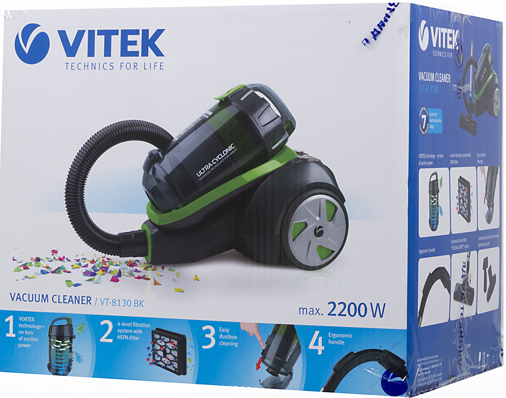 Пылесос Vitek VT-8130 BK, превью предыдущего фото