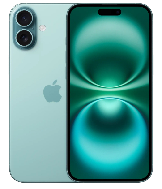 Смартфон Apple iPhone 16 Plus 128GB Dual SIM Teal