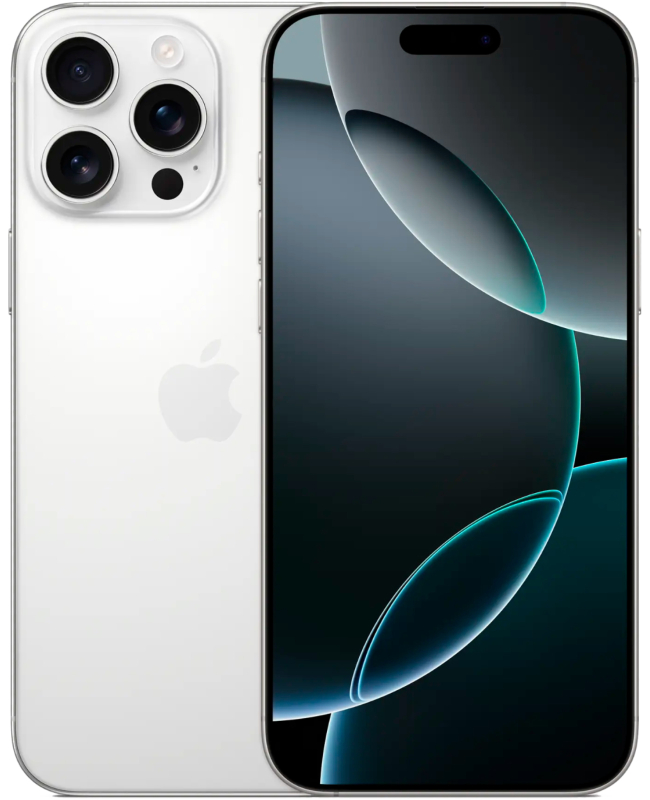 Смартфон Apple iPhone 16 Pro Max 256GB eSIM White Titanium