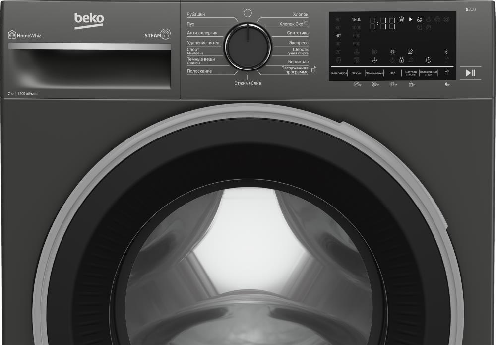 Стиральная машина BEKO B3WFR572AB, превью следующего фото