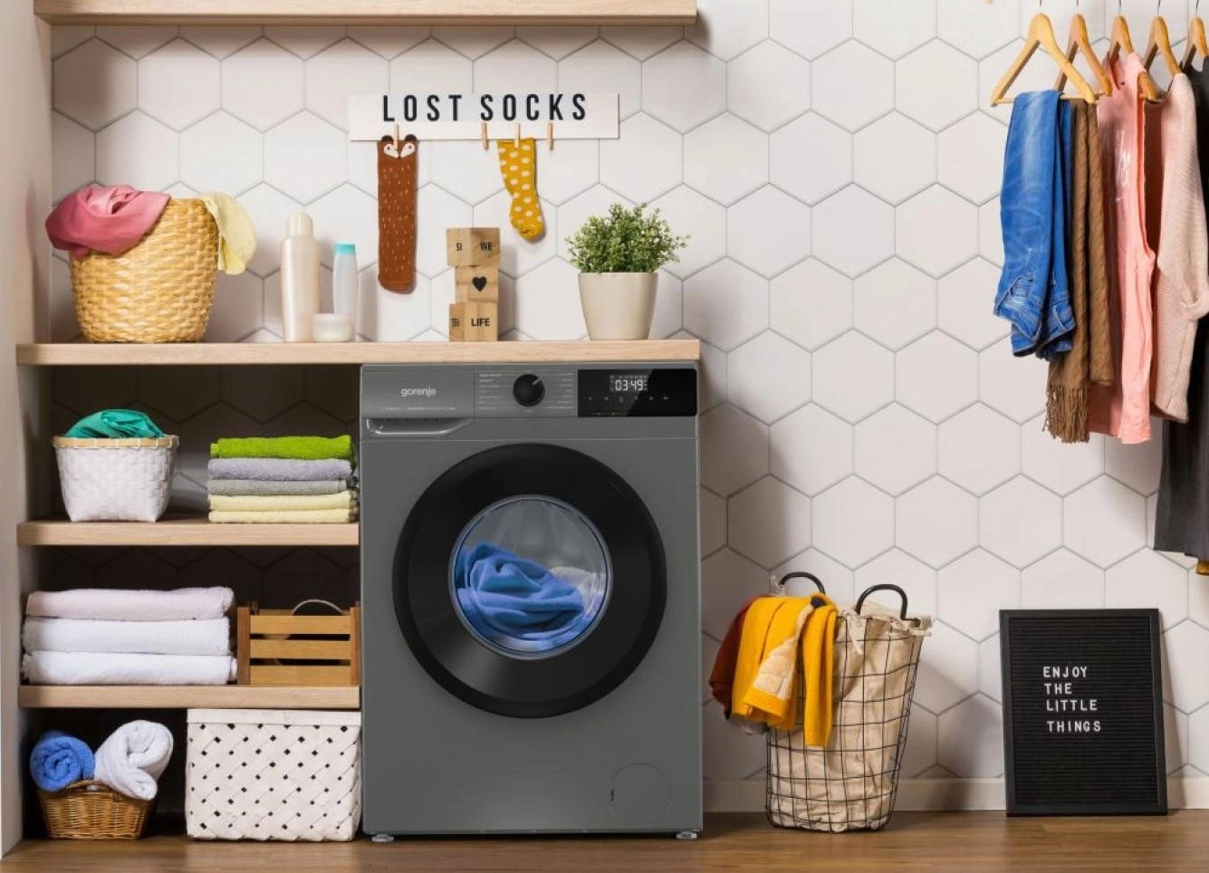 Стиральная машина Gorenje WNHPI84AS/AR, превью предыдущего фото