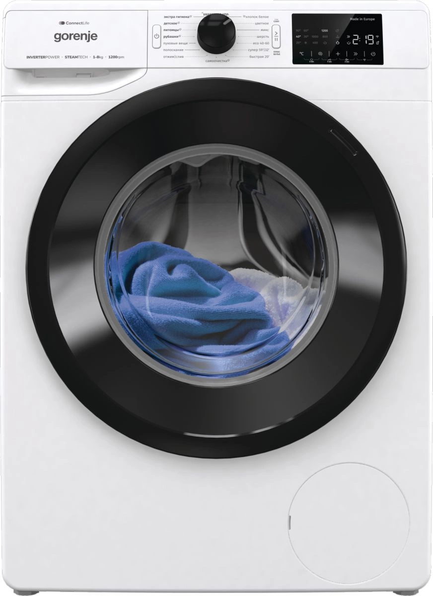 Стиральная машина Gorenje WPNEI82SBSWIFI/C, превью следующего фото