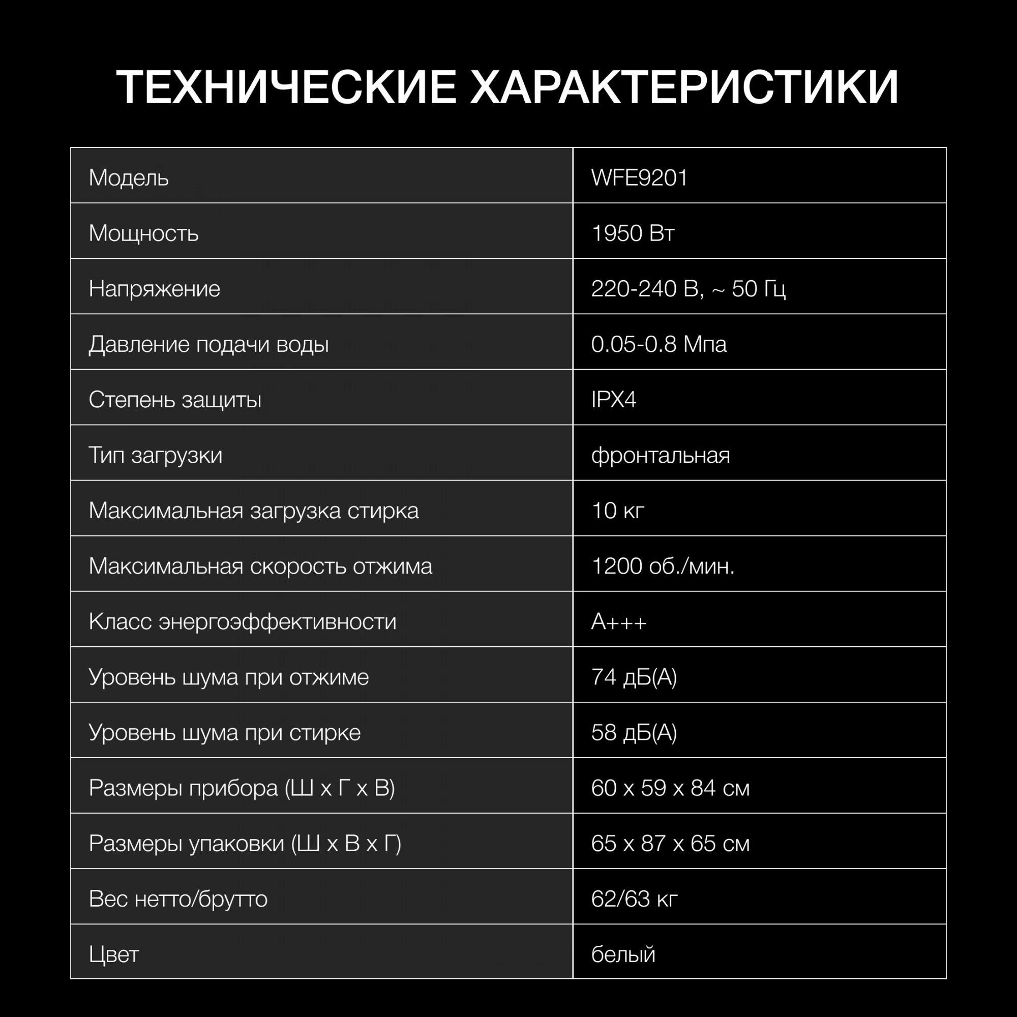 Стиральная машина Hyundai WFE9201, превью предыдущего фото