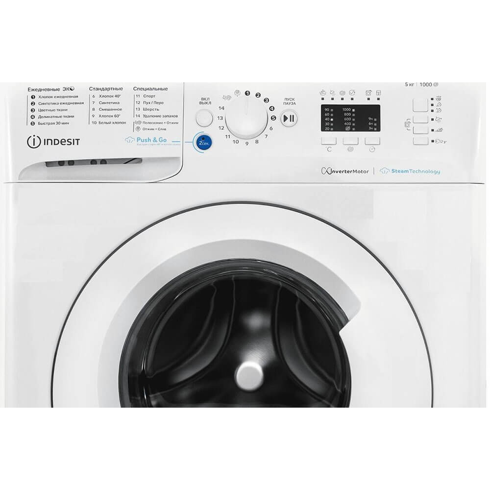 Стиральная машина Indesit BWSA 5109 WWV, превью следующего фото