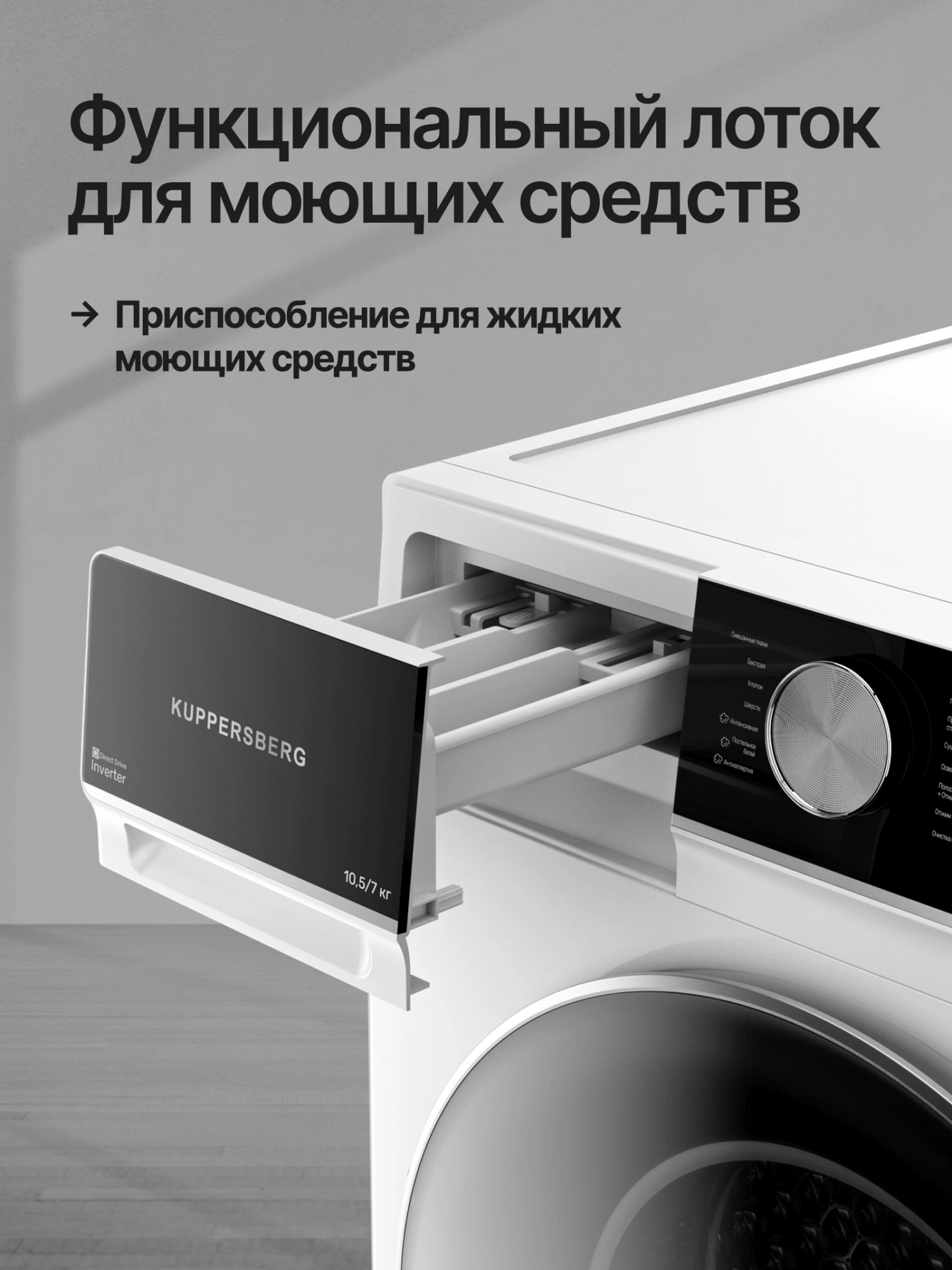 Стиральная машина Kuppersberg High-Tech WDM 601 W, превью предыдущего фото