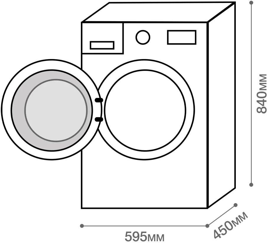 Стиральная машина Kuppersberg WM 410 W, превью предыдущего фото