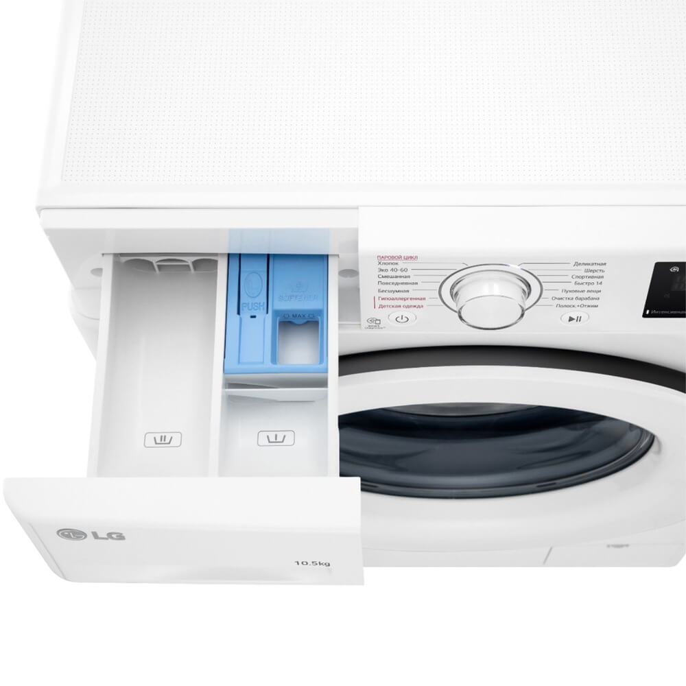 Стиральная машина LG F4V3RS3W белый, фото 11